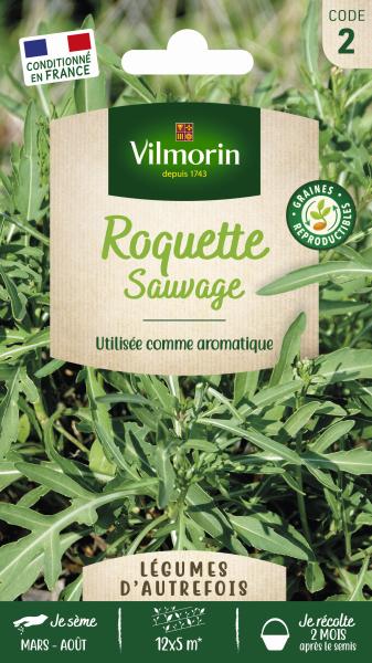 Potagères - Roquette Sauvage - Légumes d'Autrefois - PACKAGING_RECTO